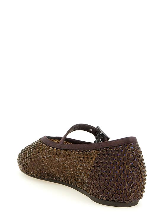 26SS 레실라 플랫 슈즈 0189C020MTPPSAS748 Brown - LE SILLA