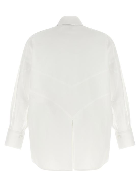 26FW 디 아티코 블라우스 261WCH00049CCC052AA001 White - THE ATTICO