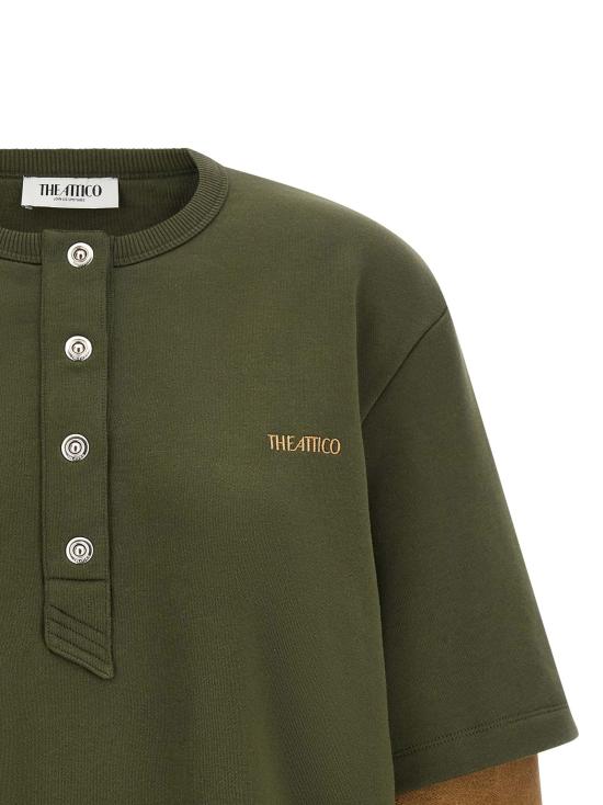 26FW 디 아티코 긴팔 티셔츠 261WCF00028JJF007AA724 Green - THE ATTICO