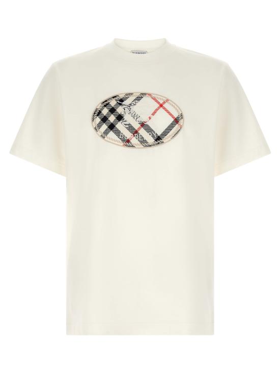 26FW 버버리 반팔 티셔츠 8128073CHALK White