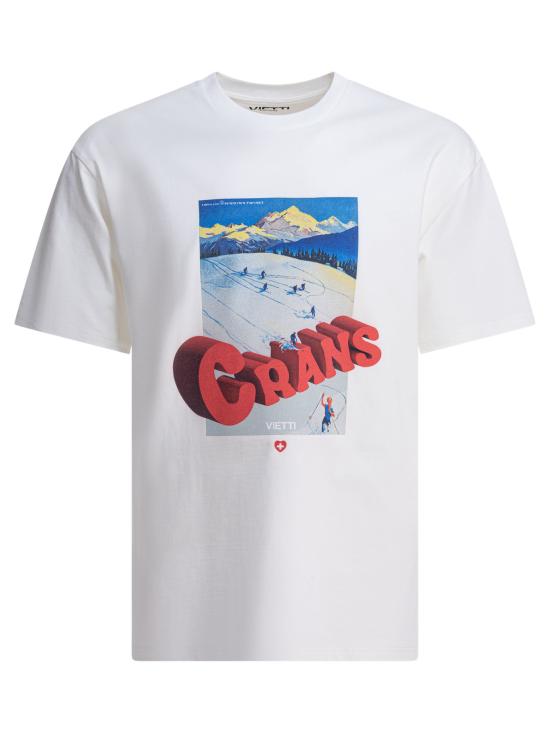26FW 비에티 반팔 티셔츠 TSHIRT POSTERCRANS 2 White