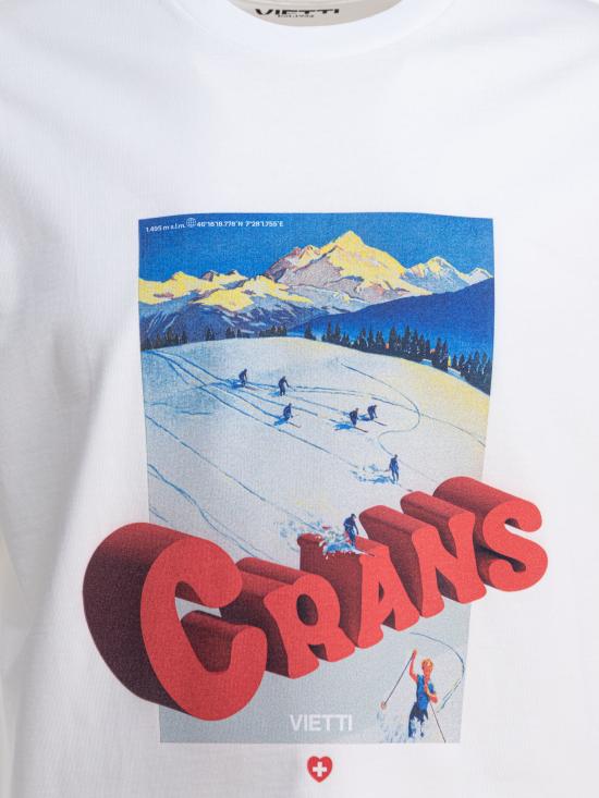 26FW 비에티 반팔 티셔츠 TSHIRT POSTERCRANS 2 White - VIETTI MERCHANDISE