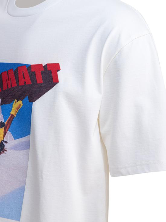 26FW 비에티 반팔 티셔츠 TSHIRT POSTERZERMATT 1 White - VIETTI MERCHANDISE