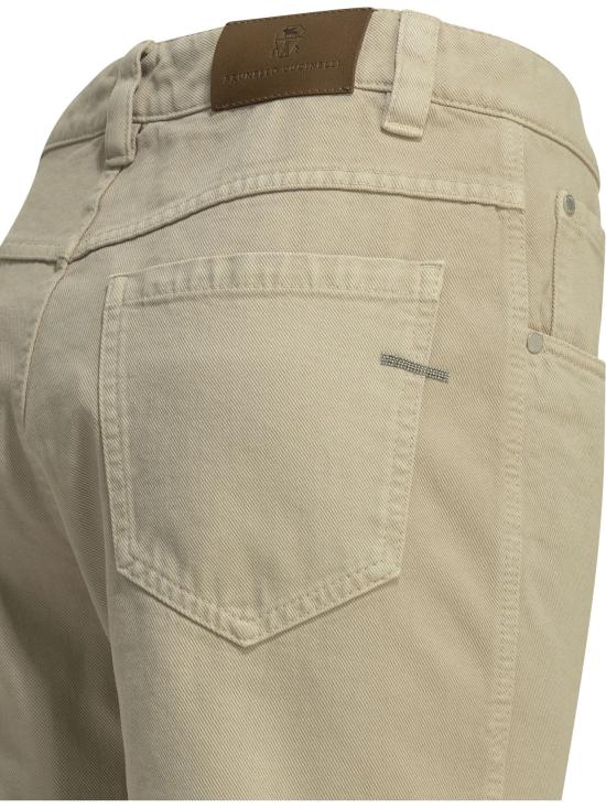 26FW 브루넬로 쿠치넬리 스트레이트 팬츠 M0H81P5847C2471 Beige - BRUNELLO CUCINELLI