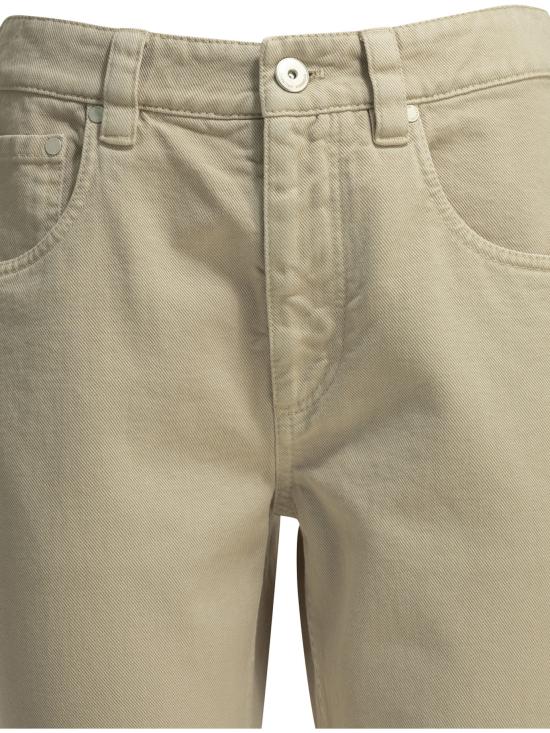 26FW 브루넬로 쿠치넬리 스트레이트 팬츠 M0H81P5847C2471 Beige - BRUNELLO CUCINELLI