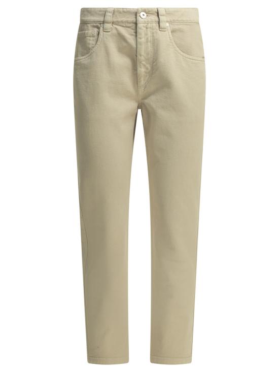 26FW 브루넬로 쿠치넬리 스트레이트 팬츠 M0H81P5847C2471 Beige