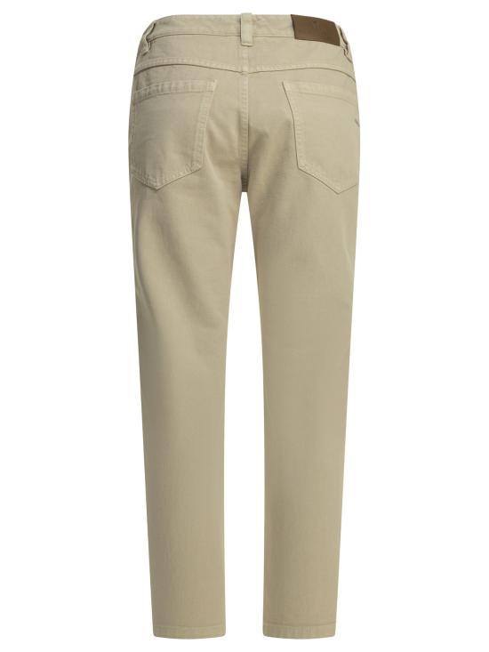 26FW 브루넬로 쿠치넬리 스트레이트 팬츠 M0H81P5847C2471 Beige - BRUNELLO CUCINELLI