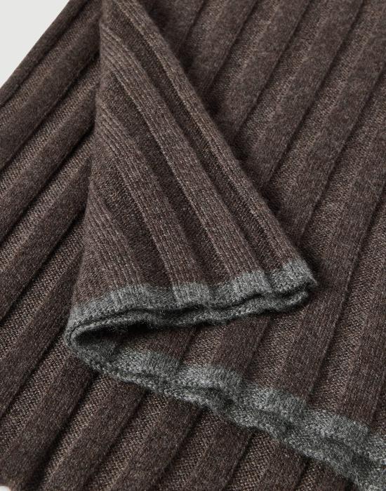 26FW 브루넬로 쿠치넬리 머플러/스카프 M2240819CD981 Brown - BRUNELLO CUCINELLI