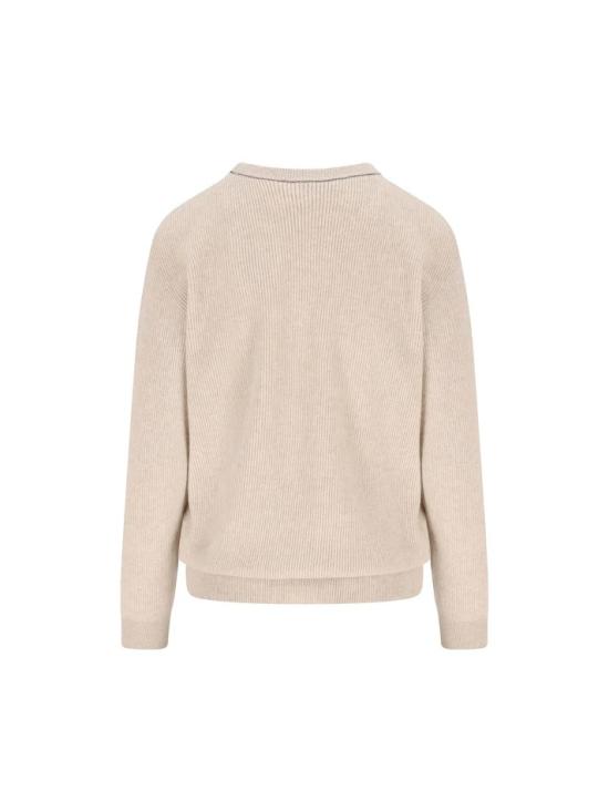 26FW 브루넬로 쿠치넬리 캐시미어 스웨터 M12175400C9731 Beige - BRUNELLO CUCINELLI