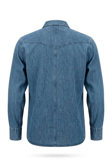 26FW 브루넬로 쿠치넬리 이지 핏 라이트웨이트 데님 셔츠 MH1924008C8333 Blue - BRUNELLO CUCINELLI