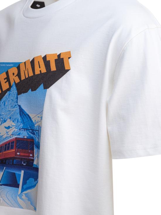 26FW 비에티 반팔 티셔츠 TSHIRT POSTERZERMATT 3 White - VIETTI MERCHANDISE
