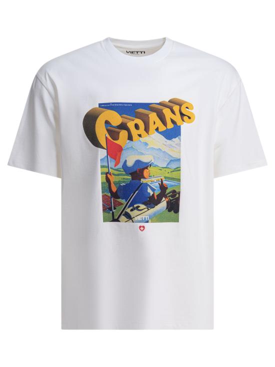26FW 비에티 반팔 티셔츠 TSHIRT POSTERCRANS 1 White