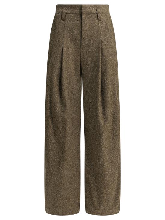 26FW 브루넬로 쿠치넬리 수트 팬츠 MD002P9302C002 Brown