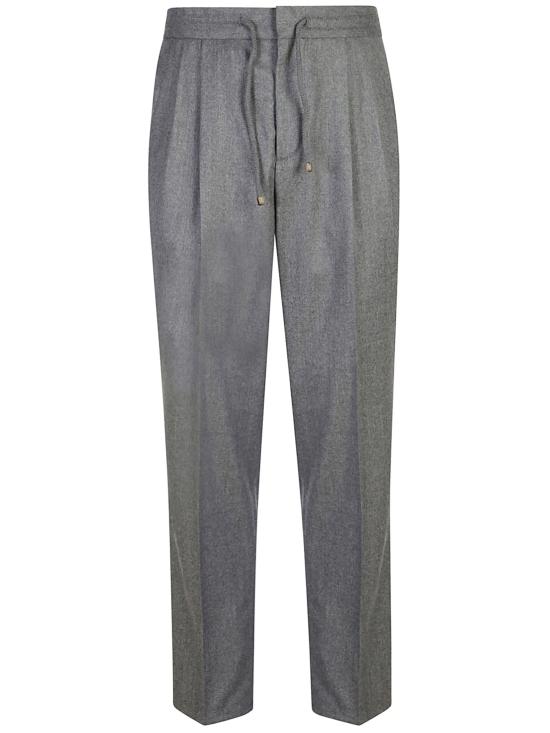 26FW 브루넬로 쿠치넬리 스트레이트 팬츠 ME226E1710C003 Grey