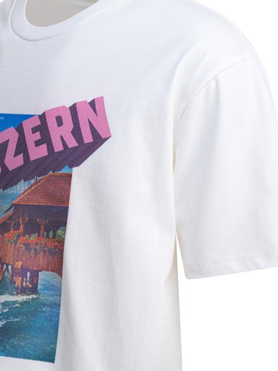 26FW 비에티 반팔 티셔츠 TSHIRT POSTERLUZERN White - VIETTI MERCHANDISE