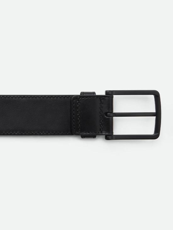 26FW 보테가베네타 인트레치아토 레더 벨트 609182 V4KF1 8984 BLACK DOM - BOTTEGA VENETA