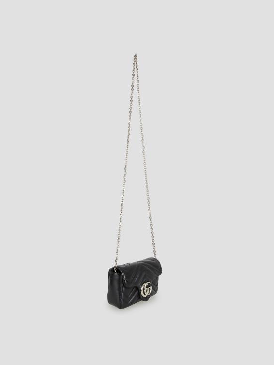 26SS 구찌 GG 마몽 미니 숄더백 841290AAFAX 1000 BLACK - GUCCI
