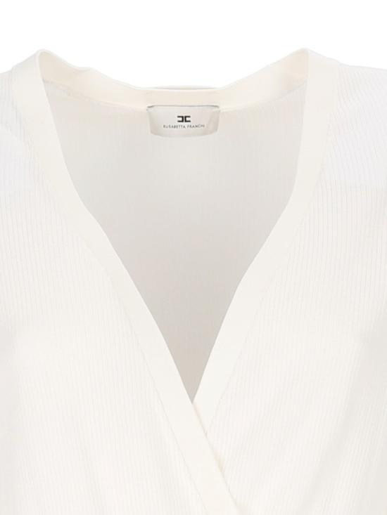 26FW 엘리자베타프랜치 바디수트 티셔츠 BK04B66E2 White - ELISABETTA FRANCHI