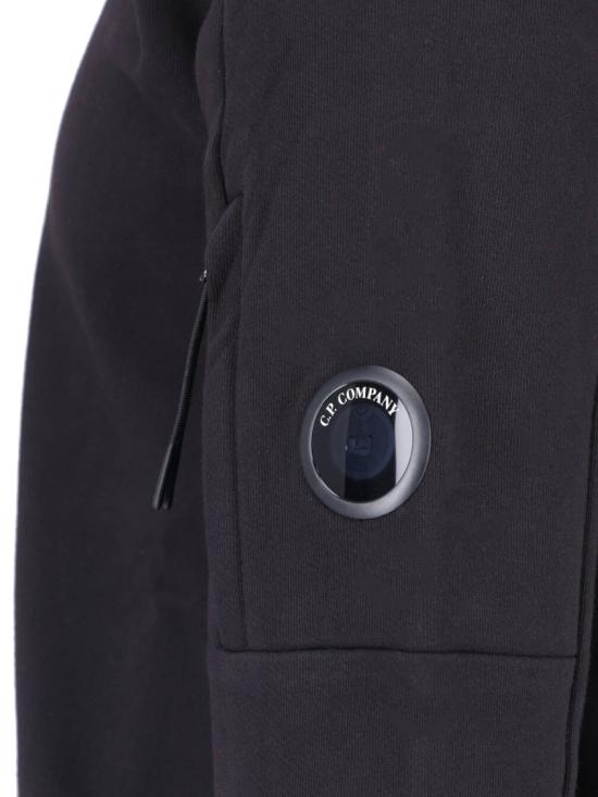 26FW 씨피 컴퍼니 다이애그널 레이즈드 플리스 스웨트셔츠 RCCMSS713A 005086W999 Black - C.P. COMPANY