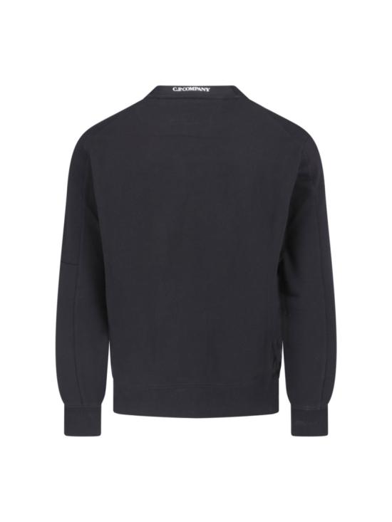 26FW 씨피 컴퍼니 다이애그널 레이즈드 플리스 스웨트셔츠 RCCMSS713A 005086W999 Black - C.P. COMPANY