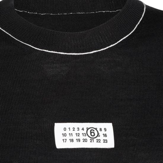 26FW MM6 메종마르지엘라 스웨터 S52HL0066M13037900 Black - MM6 MAISON MARGIELA