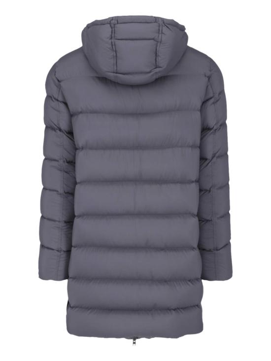 26FW 에르노 4 디렉션 스트레치 매트 패브릭 A-셰이프 재킷 4 디렉션 스트레치 매트 패브릭 A-셰이프 재킷 PI0017ULE 12456Z9480 Grey - HERNO
