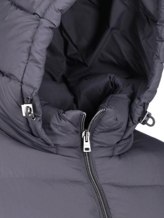 26FW 에르노 4 디렉션 스트레치 매트 패브릭 A-셰이프 재킷 4 디렉션 스트레치 매트 패브릭 A-셰이프 재킷 PI0017ULE 12456Z9480 Grey - HERNO