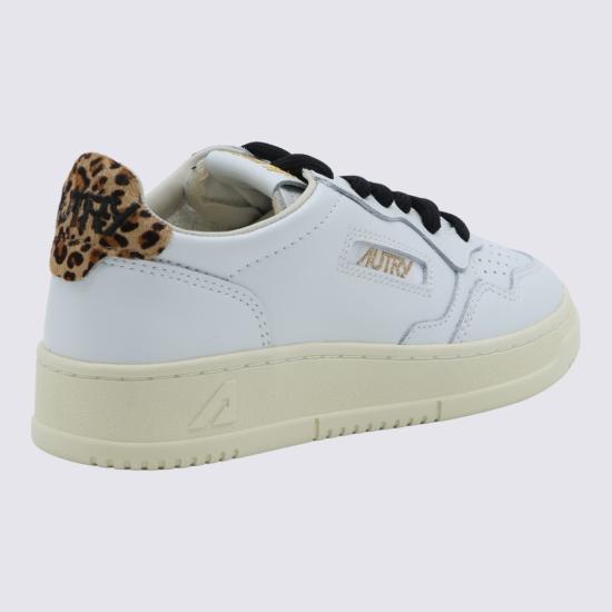 26FW 오트리 메달리스트 로우 레더 스니커즈 AULWOC02 White - AUTRY