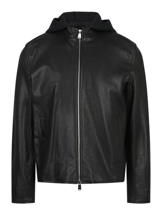 26SS 돈답 가죽 자켓 JU023PL0680UXXX999 Black