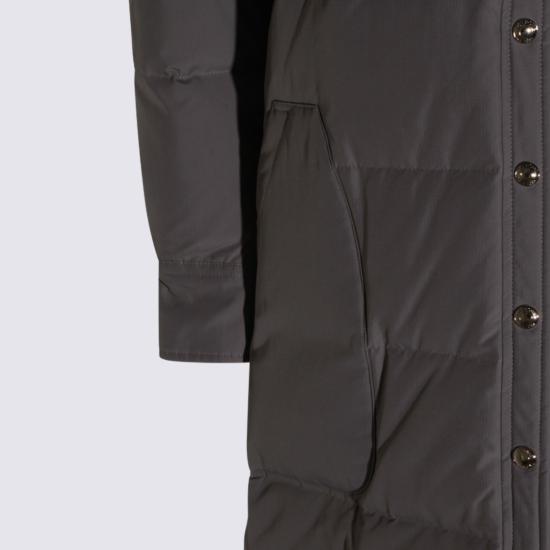 26FW 톰브라운 사이드 4바 패딩 코트 FOD025X05222035 Grey - THOM BROWNE