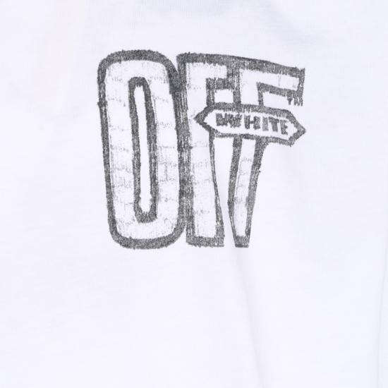 26FW 오프화이트 반팔 티셔츠 OMAA120F26JER00Y100 White - OFF WHITE