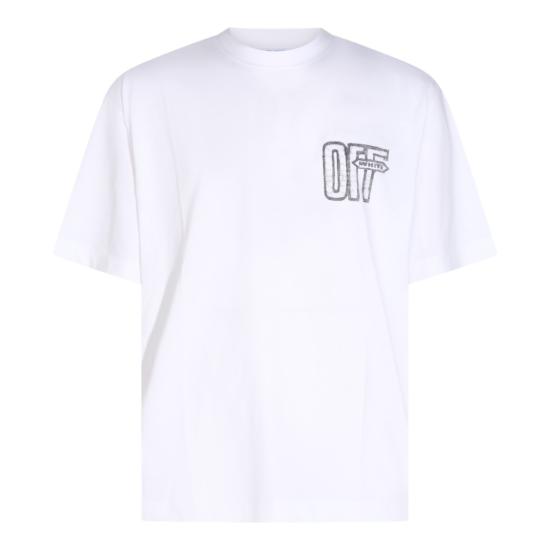 26FW 오프화이트 반팔 티셔츠 OMAA120F26JER00Y100 White