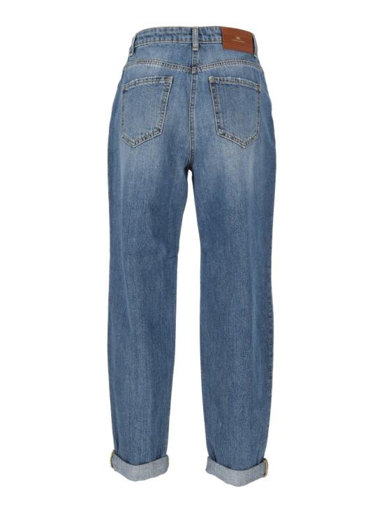 26FW 엘리자베타프랜치 데님 팬츠 PJ14D66E2 Blue - ELISABETTA FRANCHI