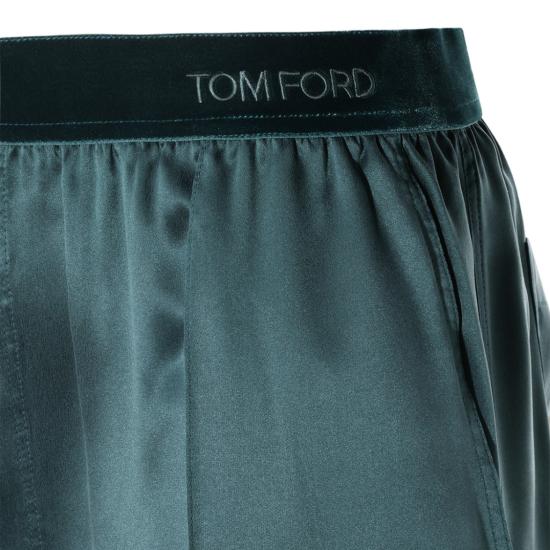 26FW 톰포드 스트레이트 팬츠 PAW683FAX1720GDV Black - TOMFORD