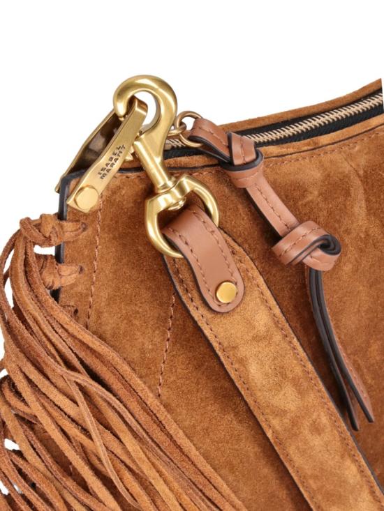 26FW 이자벨마랑 오스칸 호보 프린지 디테일 핸드백 BF0066FC C3C14M50CO Brown - ISABEL MARANT