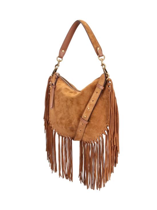 26FW 이자벨마랑 오스칸 호보 프린지 디테일 핸드백 BF0066FC C3C14M50CO Brown - ISABEL MARANT