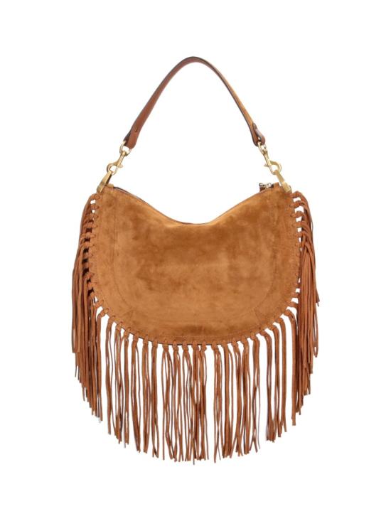 26FW 이자벨마랑 오스칸 호보 프린지 디테일 핸드백 BF0066FC C3C14M50CO Brown - ISABEL MARANT