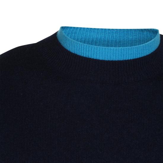 26FW 마르니 스웨터 GCMG0502Q0UFX331MXB84 Blue - MARNI