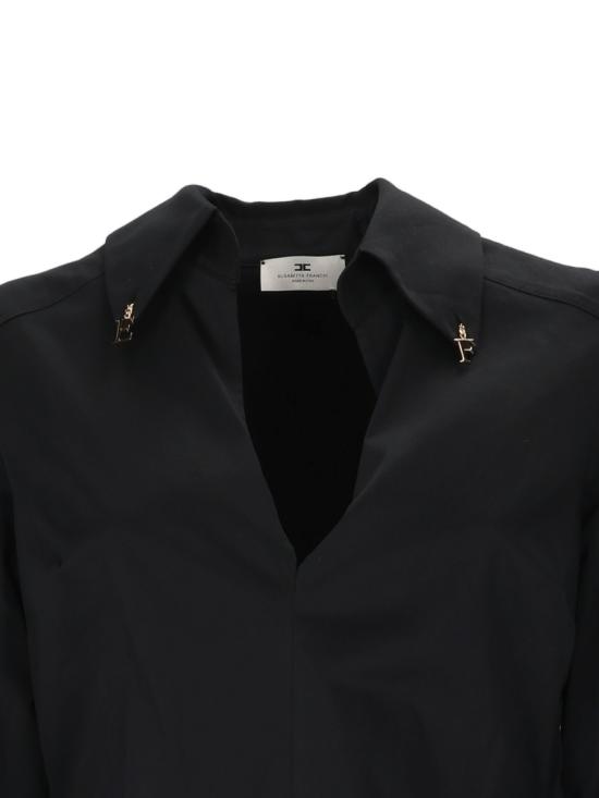 26FW 엘리자베타프랜치 블라우스 CA19366E2 Black - ELISABETTA FRANCHI