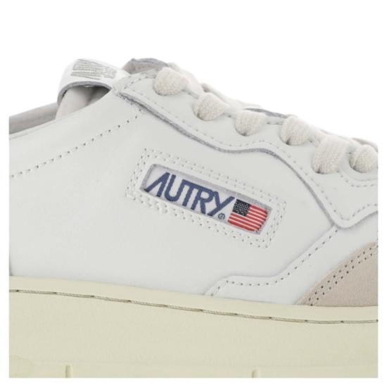 26FW 오트리 메달리스트 로우 스니커즈 AULMLS33LEATSUEDEWHITE - AUTRY