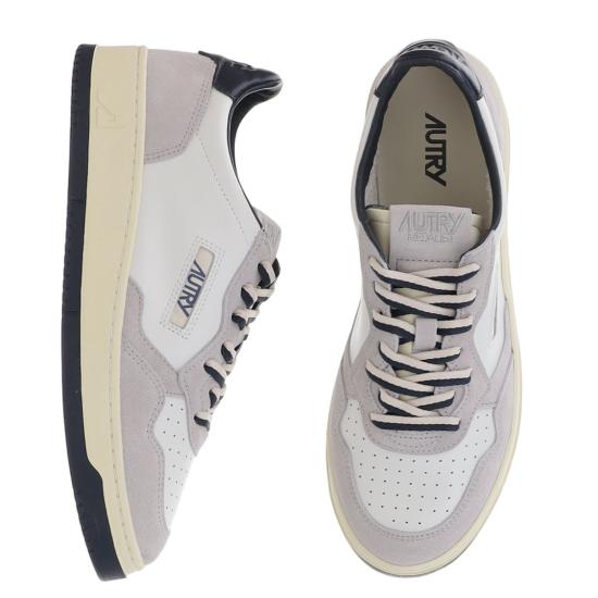26FW 오트리 메달리스트 로우 스니커즈 AULMBW04LEASUEBICWHTVAPOR White - AUTRY