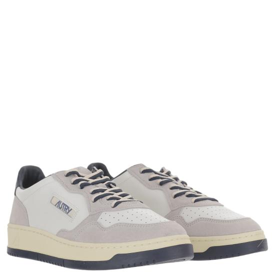 26FW 오트리 메달리스트 로우 스니커즈 AULMBW04LEASUEBICWHTVAPOR White - AUTRY