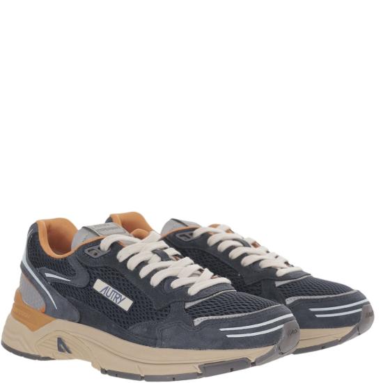 26FW 오트리 하이퍼웨이 스니커즈 HYLMCI08SUEMESHACTMIDTOMCREA Grey - AUTRY