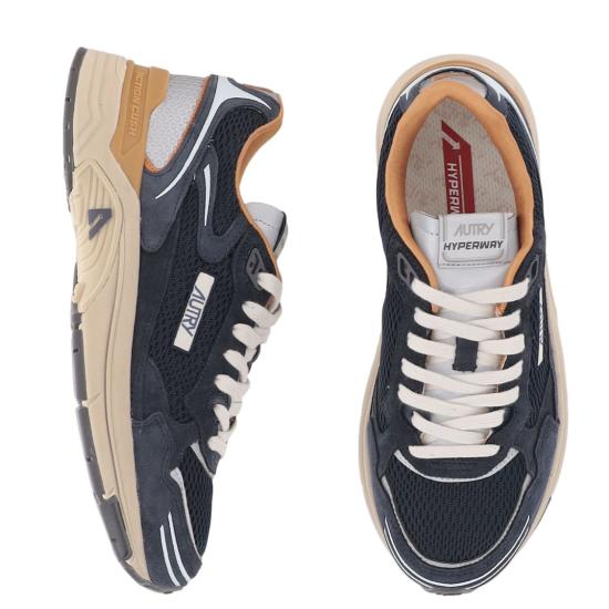 26FW 오트리 하이퍼웨이 스니커즈 HYLMCI08SUEMESHACTMIDTOMCREA Grey - AUTRY