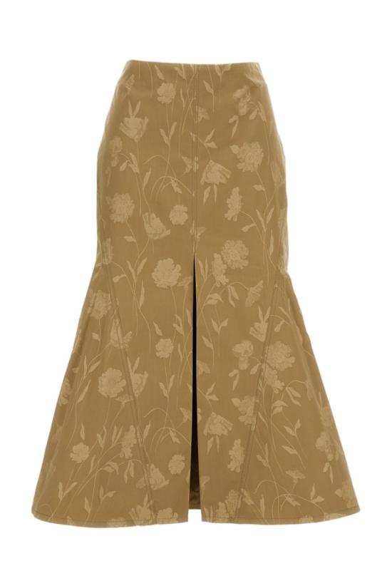26FW 에르뎀 미디 스커트 PF26S1390082001CAMEL Brown - ERDEM