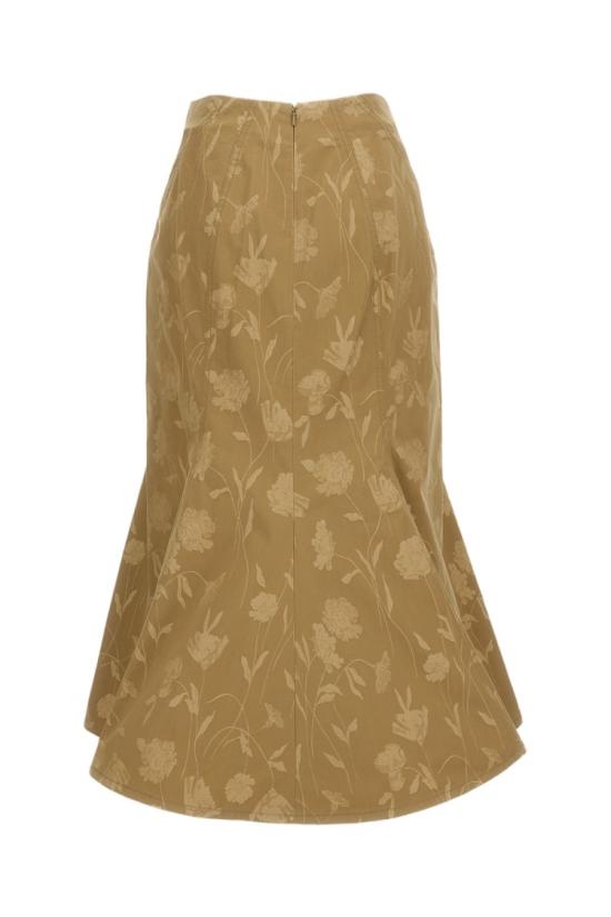 26FW 에르뎀 미디 스커트 PF26S1390082001CAMEL Brown