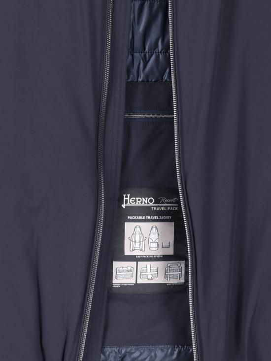 26FW 에르노 포넨테 트래블 나일론 리조트 자켓 GI00071UR 12387SZ9280 Blue - HERNO