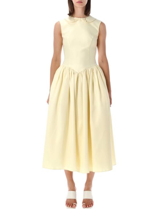 26FW 셀프 포트레이트 롱 원피스 PF26077MAYYELLOW Neutrals