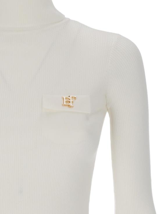 26FW 엘리자베타프랜치 터틀넥 MK05B66E2 White - ELISABETTA FRANCHI