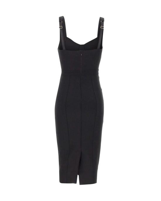 26FW 엘리자베타프랜치 미디 원피스 6992676 Black - ELISABETTA FRANCHI